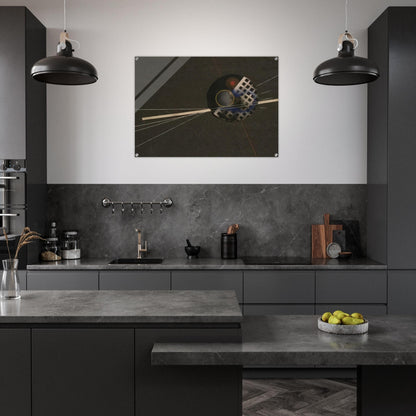 Emery Paper collage - Laszlo Moholy-Nagy Acrylic Print - 70x100 cm / 28x40″ inches | Laszlo Moholy-Nagy Wall Art | Laszlo Moholy-Nagy Prints