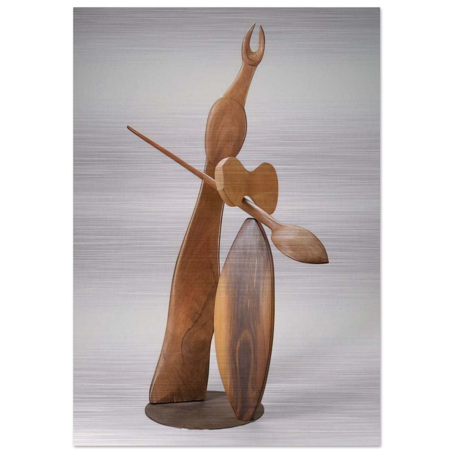 DIANA 1934 - Alexander Calder Brushed Aluminum Print - 70x100 cm / 28x40 inches | Alexander Calder Aluminum Print | Alexander Calder Prints