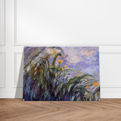 Yellow Irises - claude monet Acrylic Print - 70x100 cm / 28x40″ inches