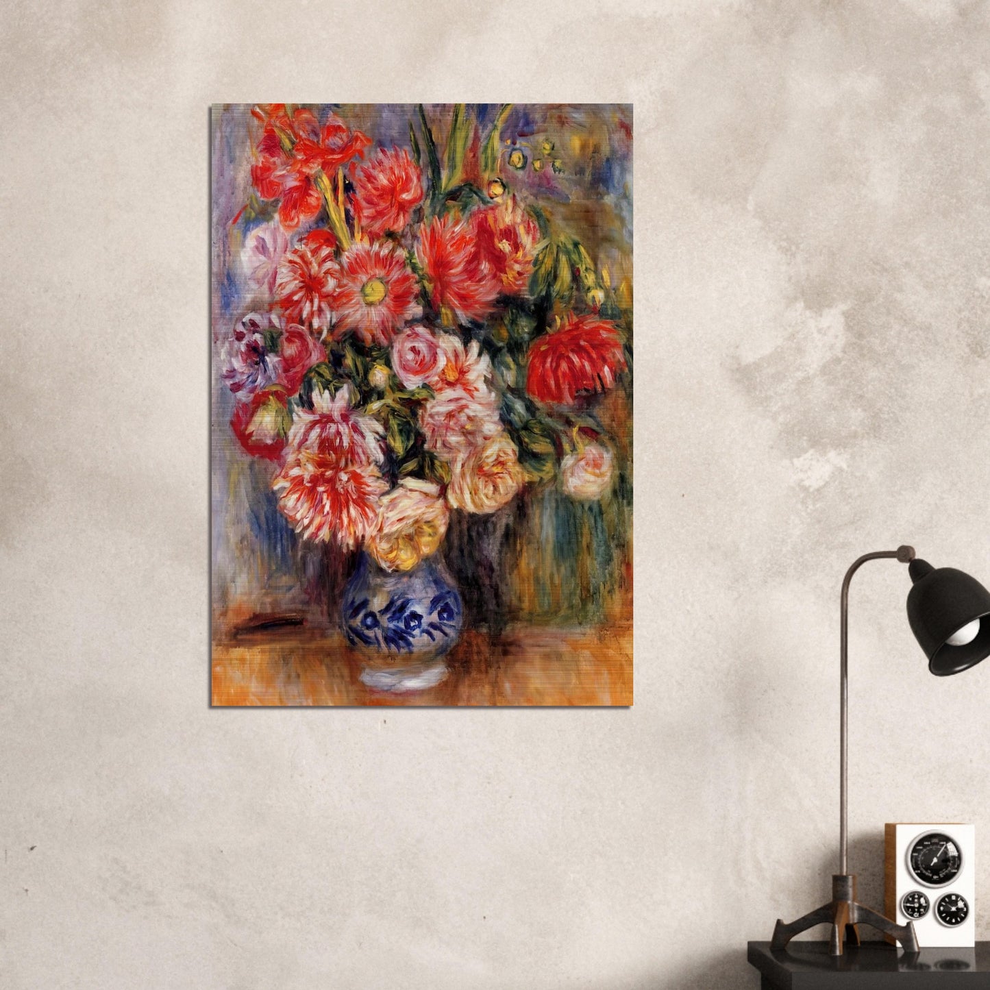 Bouquet - Pierre-Auguste Renoir Brushed Aluminum Print - 70x100 cm / 28x40 inches | Pierre-Auguste Renoir Aluminum Print | Pierre-Auguste Renoir Prints