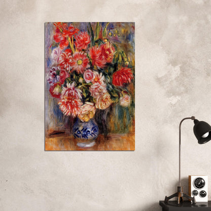 Bouquet - Pierre-Auguste Renoir Brushed Aluminum Print - 70x100 cm / 28x40 inches | Pierre-Auguste Renoir Aluminum Print | Pierre-Auguste Renoir Prints