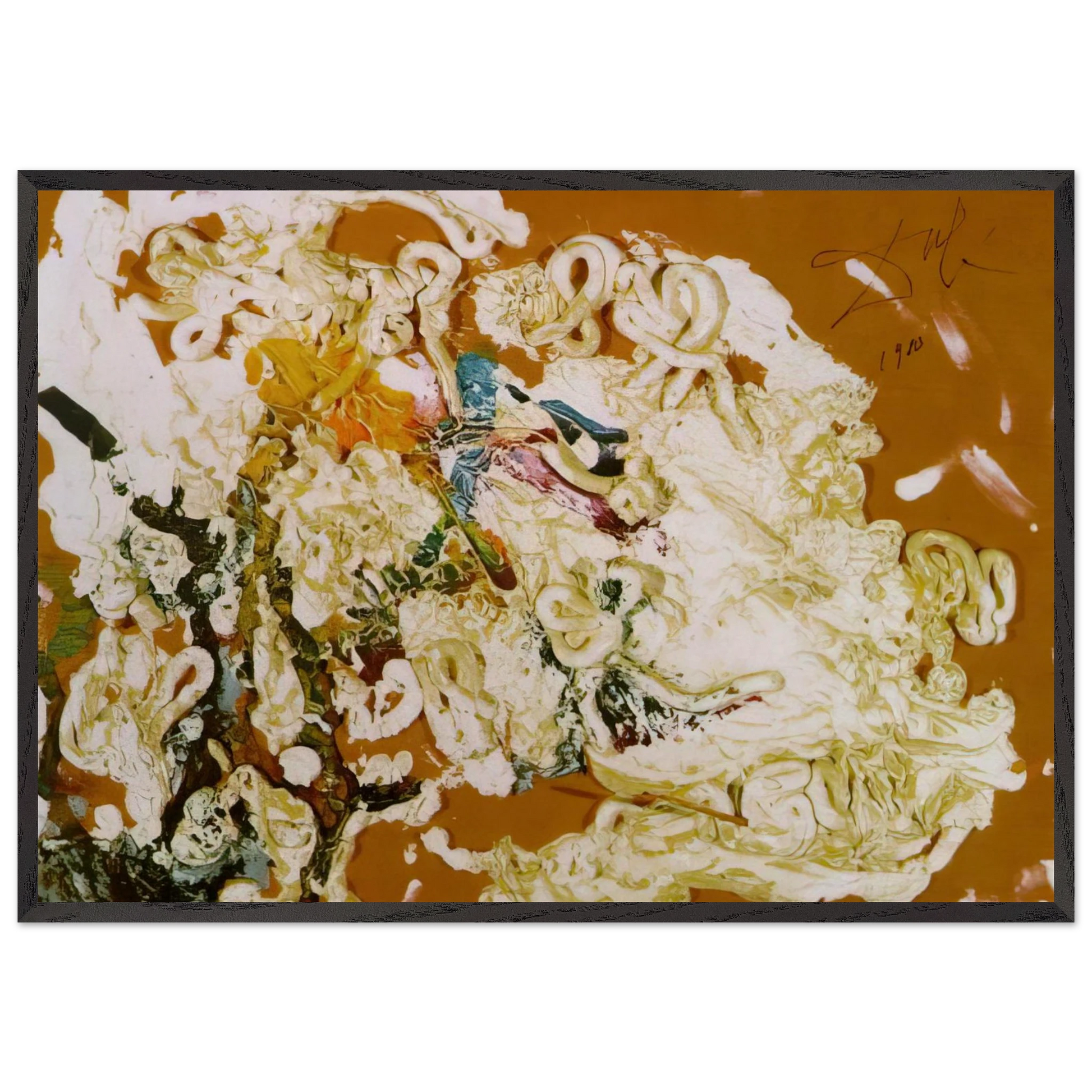 ARABS - Salvador Dali Framed Art Print – Black Wooden Frame - Default Title - -Framed Art Print