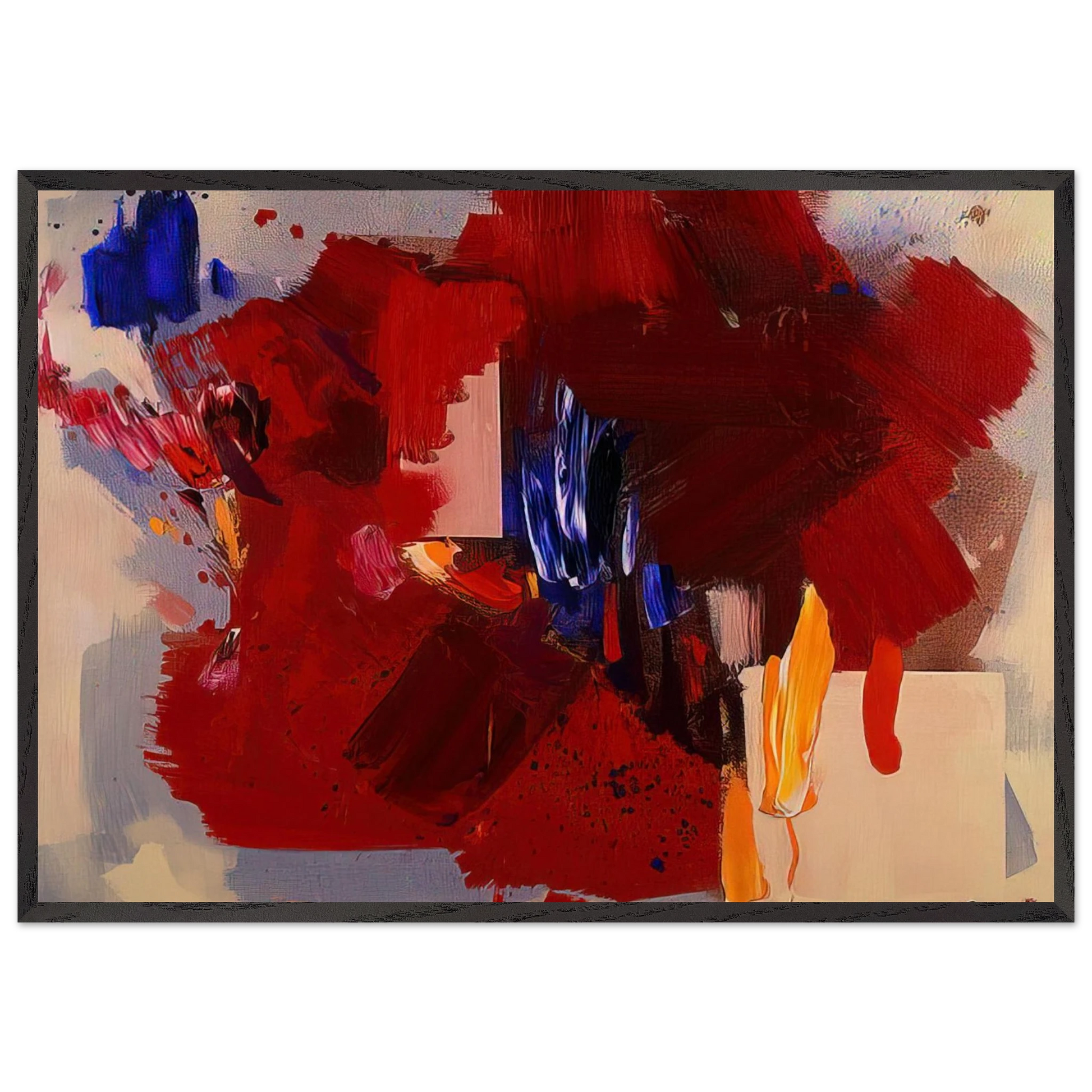 The Clash - Hans Hofmann Framed Art Print – Black Wooden Frame - Default Title - -Framed Art Print