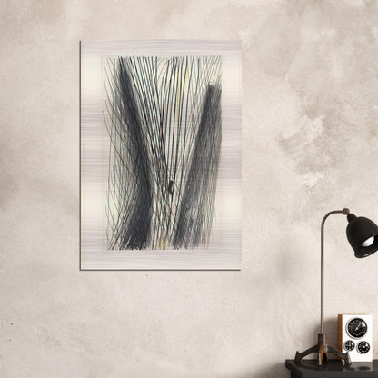 #18 - 1953 - Hans Hartung Brushed Aluminum Print - 70x100 cm / 28x40 inches | Hans Hartung Aluminum Print | Hans Hartung Prints