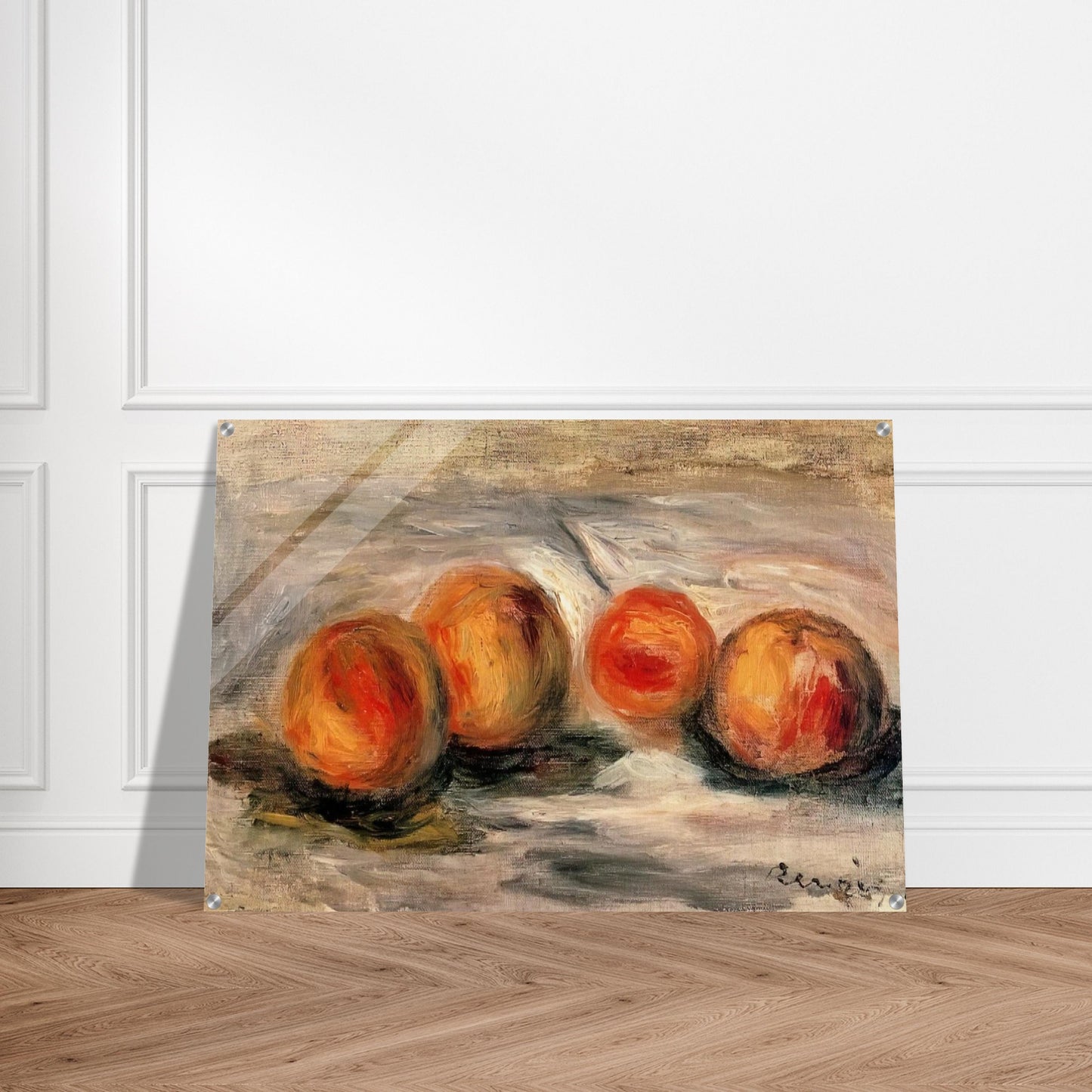 Peaches - Pierre-Auguste Renoir Acrylic Print - 70x100 cm / 28x40″ inches