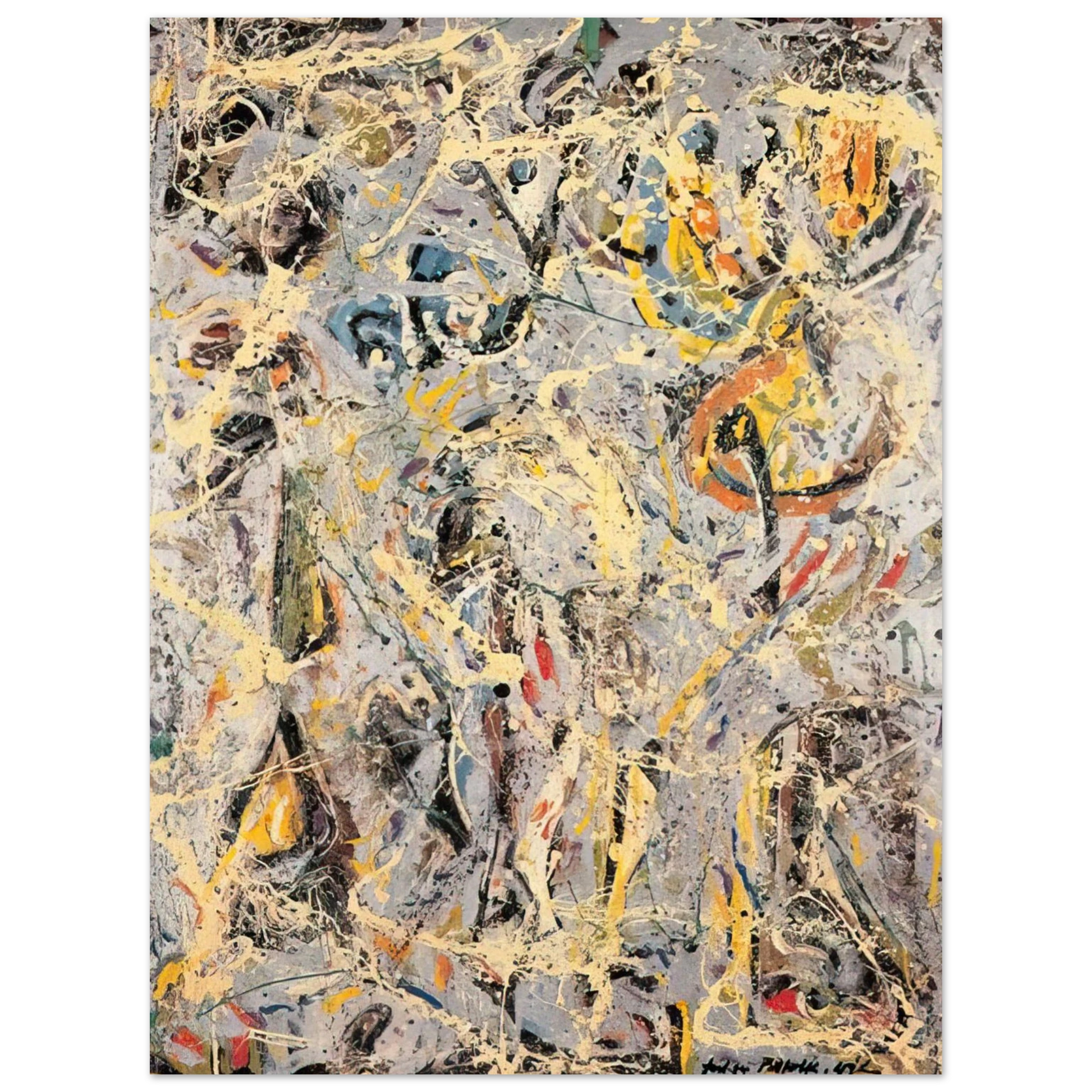 Jackson Pollock - GALAXY 1947 Fine Art Poster - Default Title