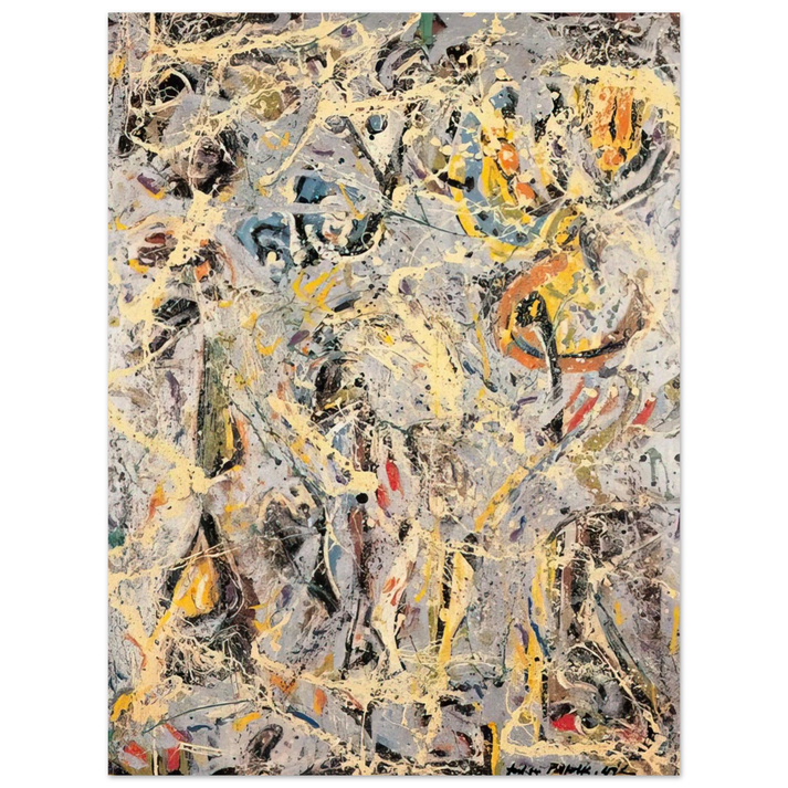 Jackson Pollock - GALAXY 1947  75x100 cm / 30x40inches Fine Art Poster