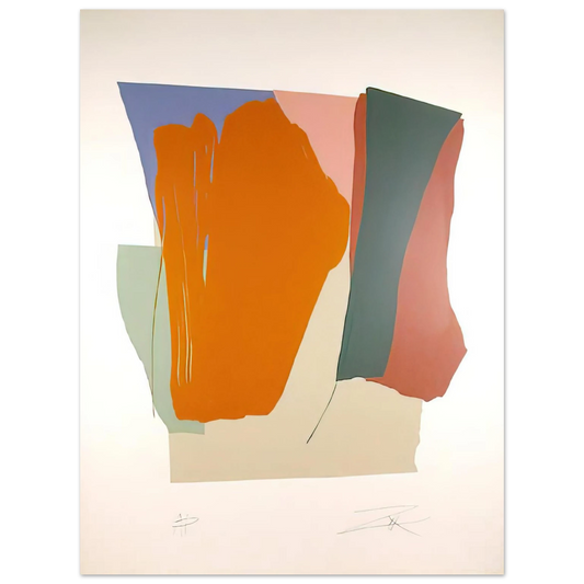 Larry Zox - Untitled 8 - 1979 Fine Art Poster - Default Title