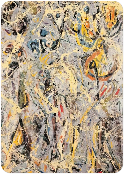 GALAXY 1947 By Jackson Pollock Pack of 10 Post Cards | Jackson Pollock Post Cards | A6 (10.5 x 14.8 cm) - 4.1 x 5.8 inches