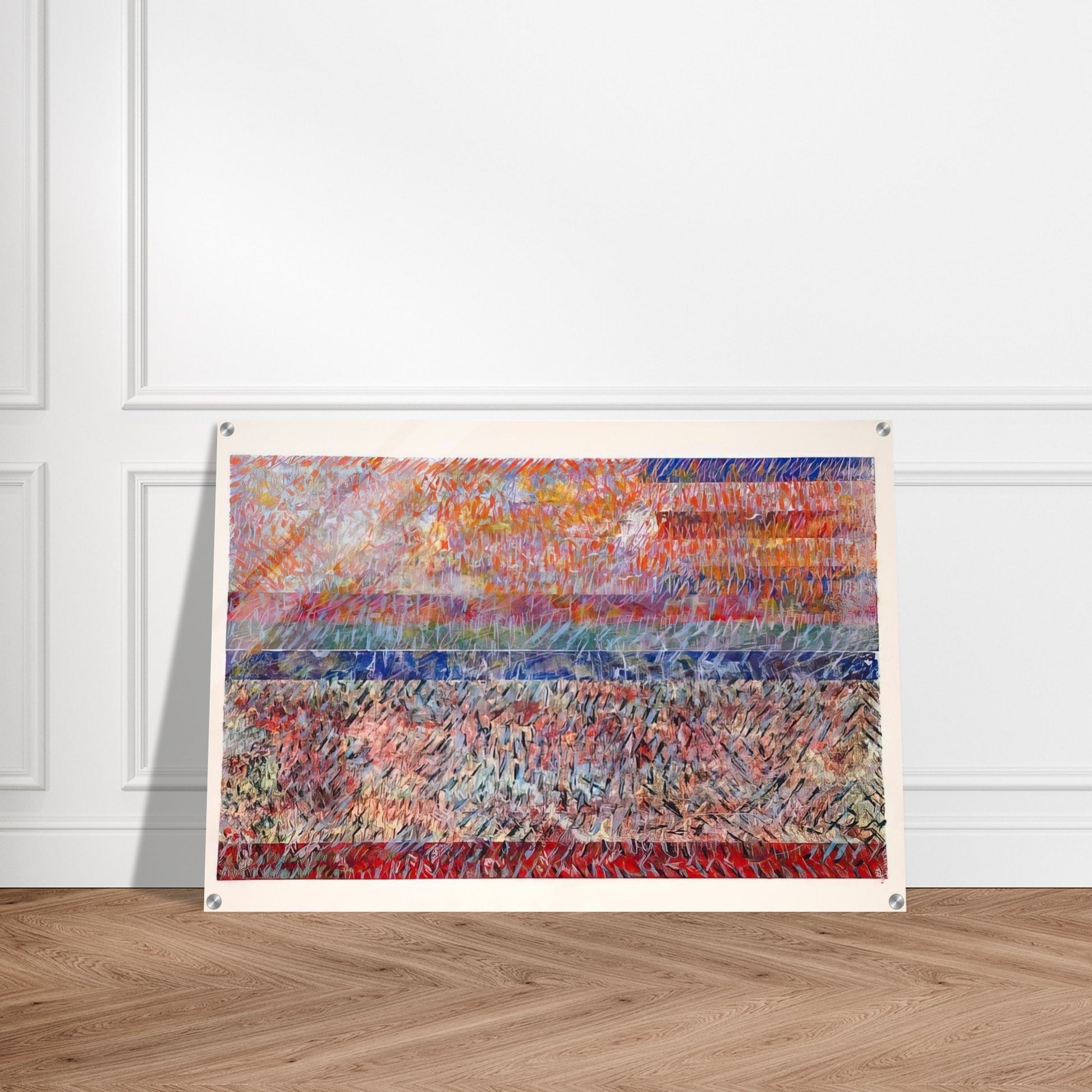 St. Albans - Sam Gilliam Acrylic Print - 70x100 cm / 28x40″ inches | Sam Gilliam Wall Art | Sam Gilliam Prints