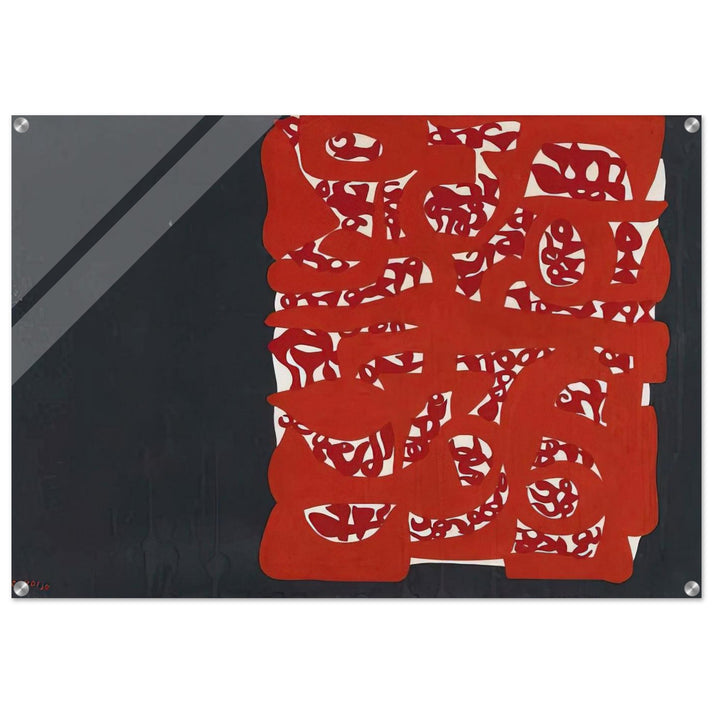 Rettangolo rosso - 1960 - Carla Accardi Acrylic Print - 70x100 cm / 28x40″ inches