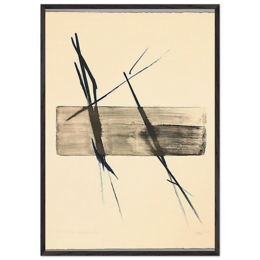 Beyond - Abstract Expressionism - Toko Shinoda Framed Art Print – Black Wooden Frame - Default Title - -Framed Art Print