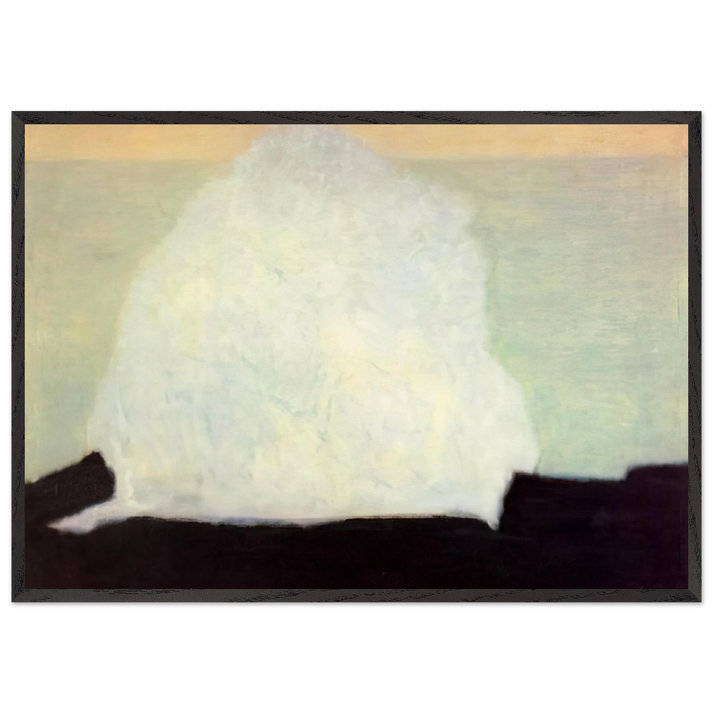 White Wave - 1954 - Milton Avery 70x100 cm / 28x40 inches Framed Art Print – Black Wooden Frame