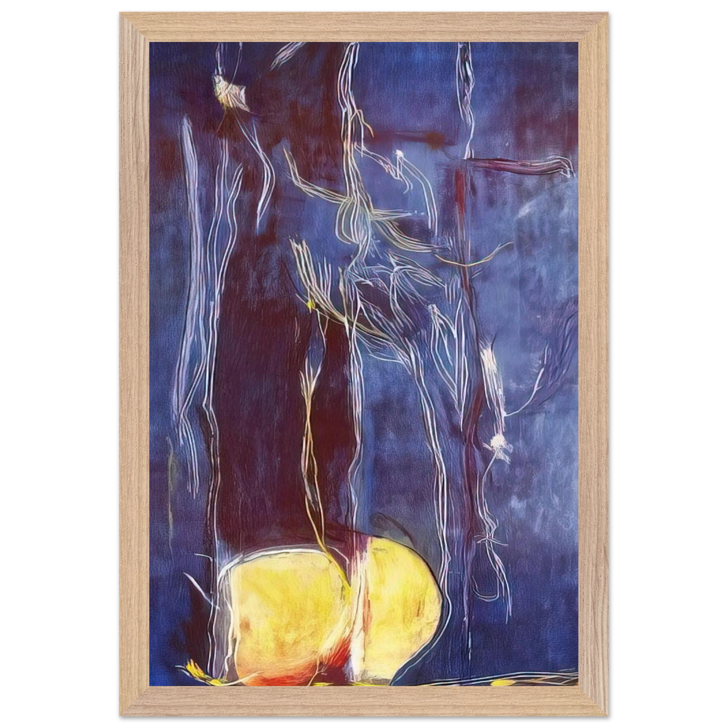 Helen Frankenthaler - All About Blue - 1994 Wall art - A3 (29.7 x 42  cm) - Fine Art Poster - -