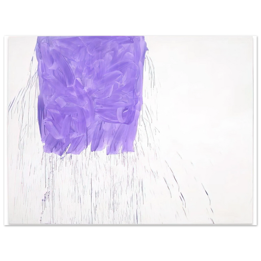 Michel Majerus - Violet - 1997 Fine Art Poster - Default Title