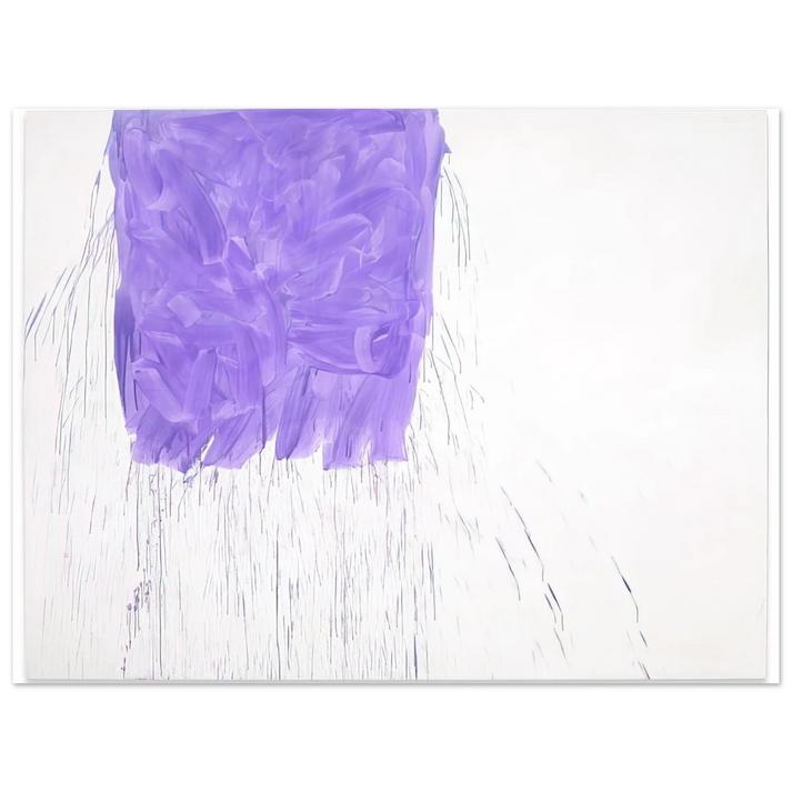 Michel Majerus - Violet - 1997  75x100 cm / 30x40inches Fine Art Poster