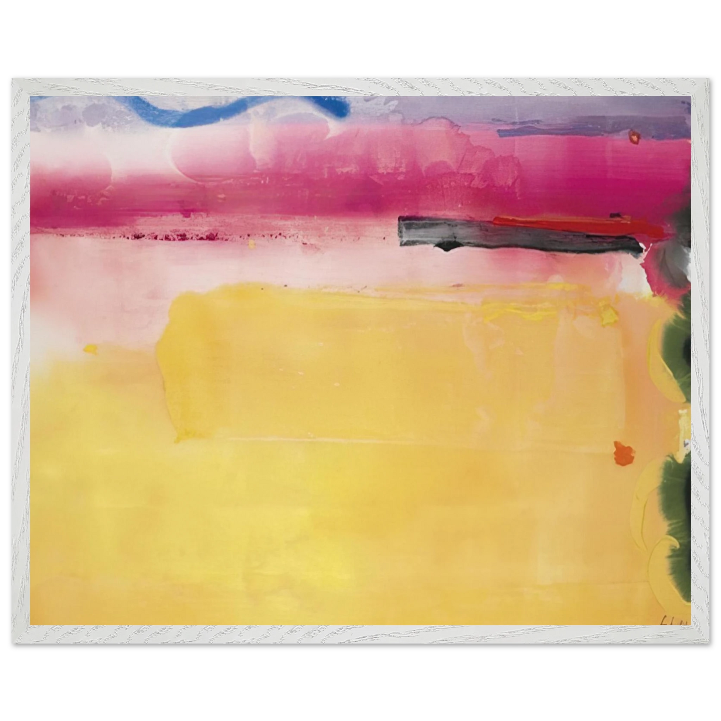 Helen Frankenthaler - Black-Eyed Susan - 1988 Wall art - 45x60 cm / 18x24 inches - Fine Art Poster - -