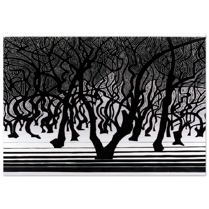 ESCHER (9) - MC Escher Brushed Aluminum Print - 70x100 cm / 28x40 inches | MC Escher Aluminum Print | MC Escher Prints