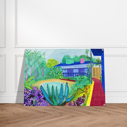 David Hockney - David Hockney Acrylic Print - 70x100 cm / 28x40″ inches | David Hockney Art | Artwork by David Hockney