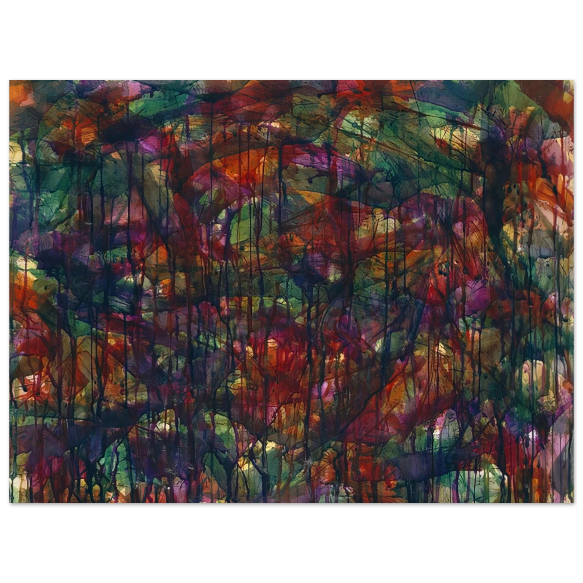 Norman Bluhm - Untitled - 1957 Fine Art Poster - Default Title