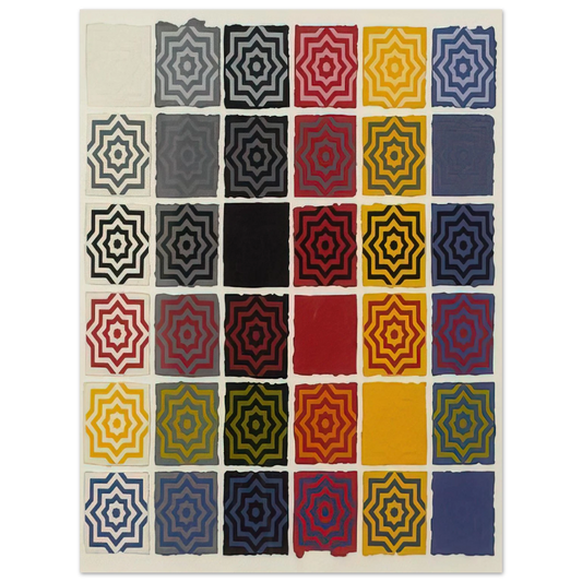 Sol LeWitt - Stars 8 Pointed Fine Art Poster - Default Title