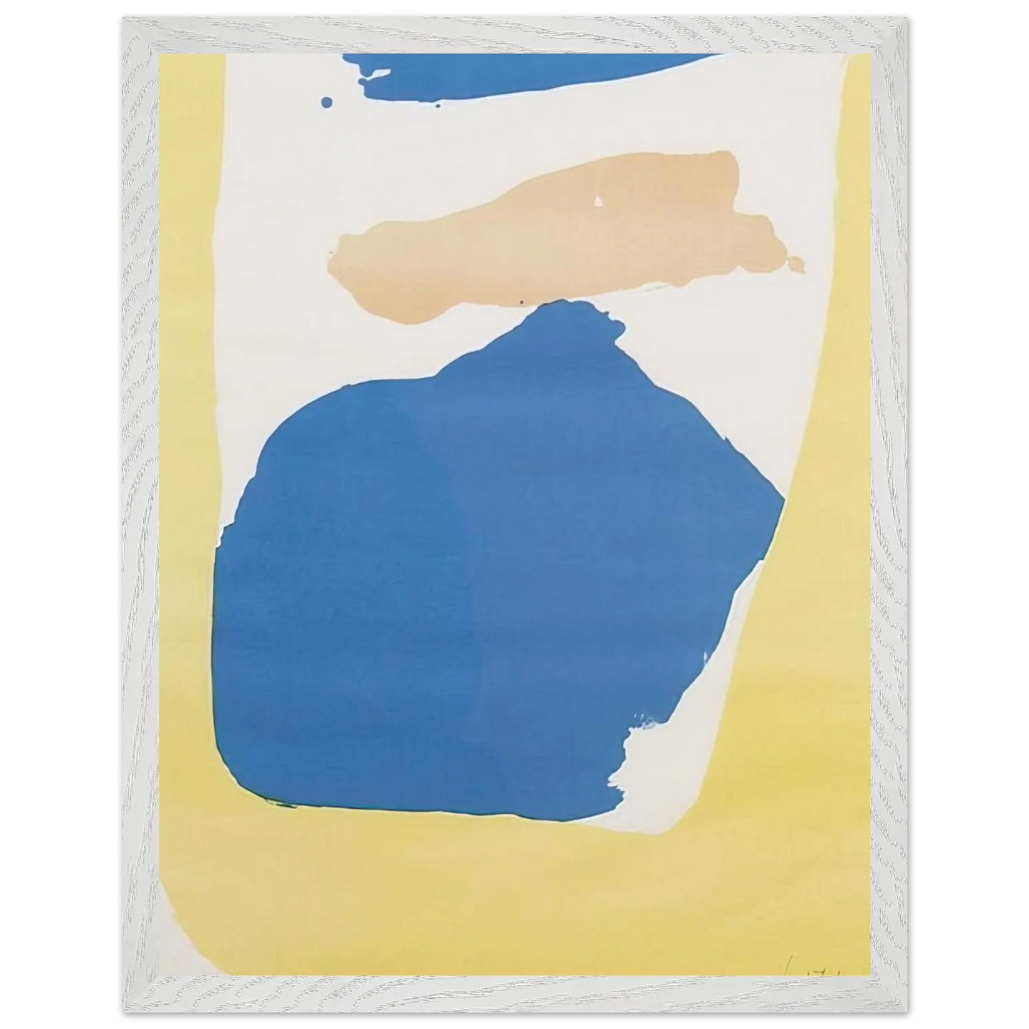 Helen Frankenthaler - Frankenthaler Preview - 1965 Wall art - 30x40 cm / 12x16 Inches - Premium Wooden Framed Poster With Fine Art Paper - Wood frame