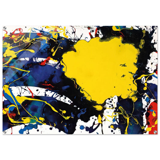 Untitled  SFP94-135  SFF 1805  - Sam Francis Acrylic Print - 70x100 cm / 28x40″ inches