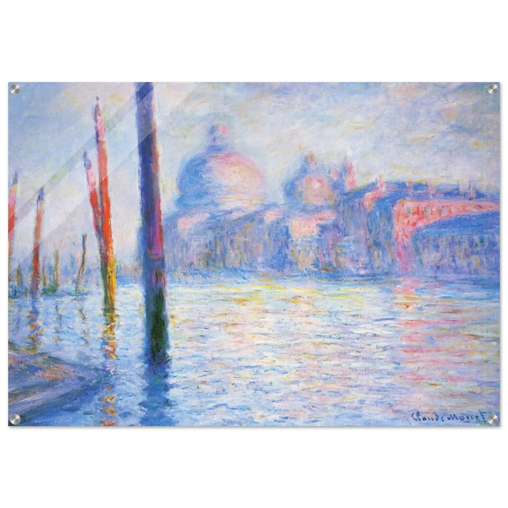 The Grand Canal 02 - claude monet Acrylic Print - 70x100 cm / 28x40″ inches