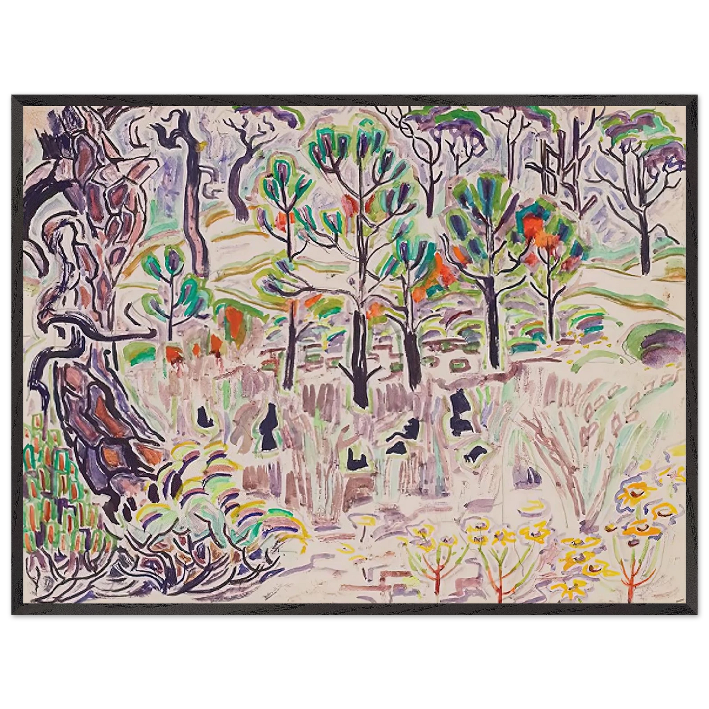 Walter Inglis Anderson - Walter Anderson Wall art - 15x20 cm / 6x8 Inches - Premium Wooden Framed Poster With Fine Art Paper - Wood frame