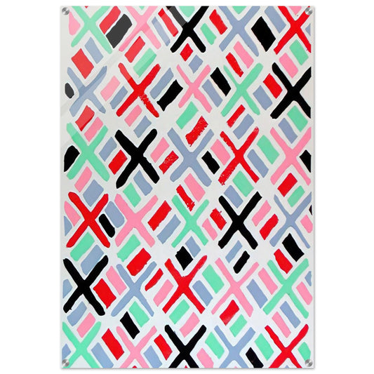 COMPOSITION 34 - Sonia Delaunay Acrylic Print - 70x100 cm / 28x40″ inches | Sonia Delaunay Wall Art | Sonia Delaunay Prints