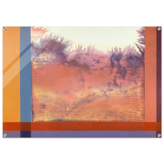 Jacob In The Wilderness - 1986 - Ronnie Landfield Acrylic Print - 70x100 cm / 28x40″ inches