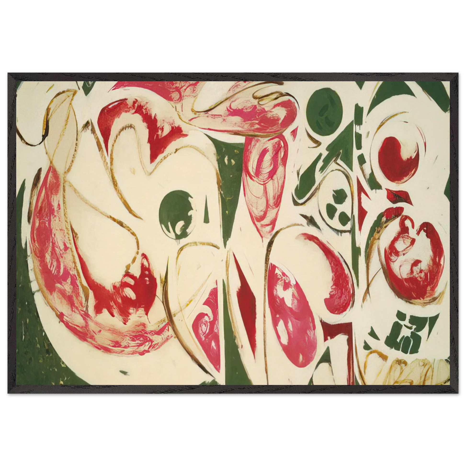 The Sun Woman II - Lee Krasner Framed Art Print – Black Wooden Frame - Default Title - -Framed Art Print