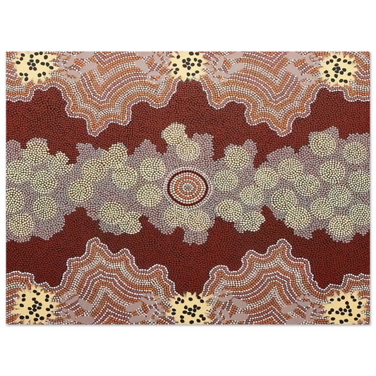 Clifford Possum Tjapaltjarri - Malaka Honey Ant Dreaming - 1992 Fine Art Poster - Default Title
