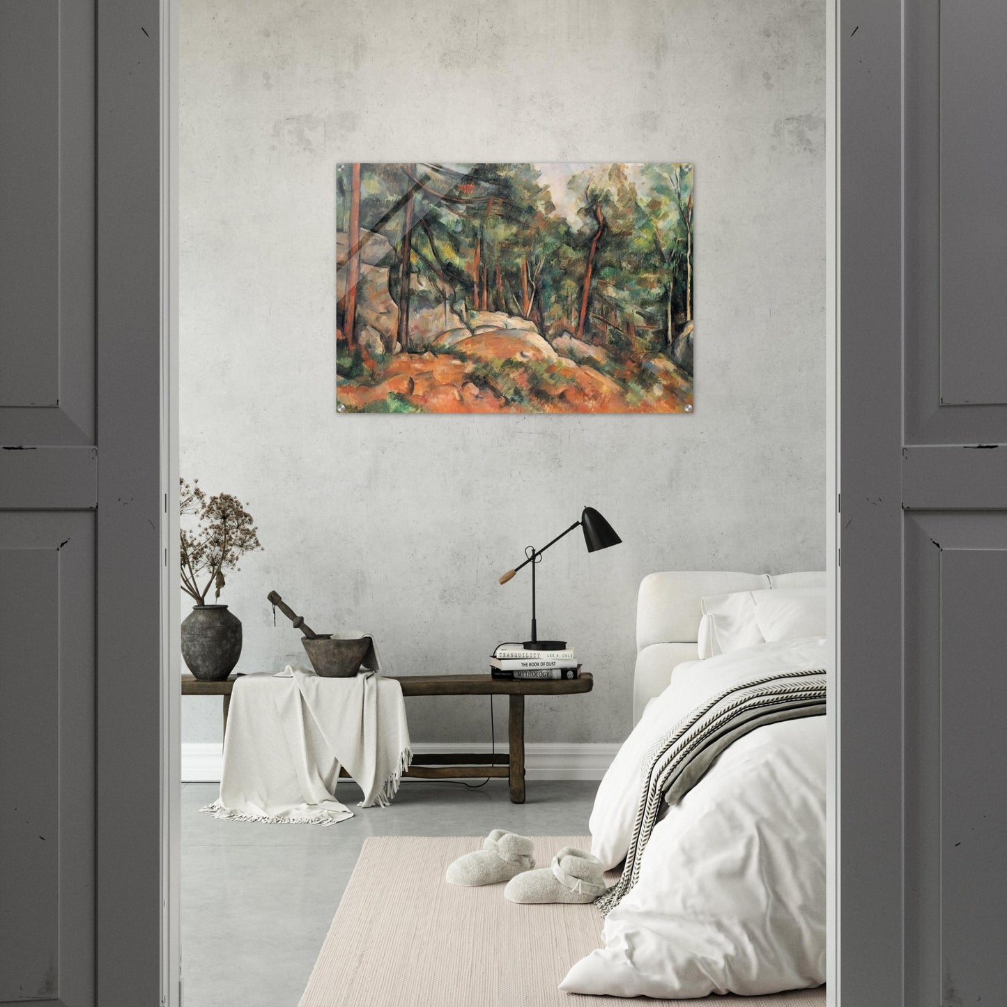 In the Forest - Paul Cézanne Acrylic Print - 70x100 cm / 28x40″ inches | Paul Cézanne Wall Art | Paul Cézanne Prints