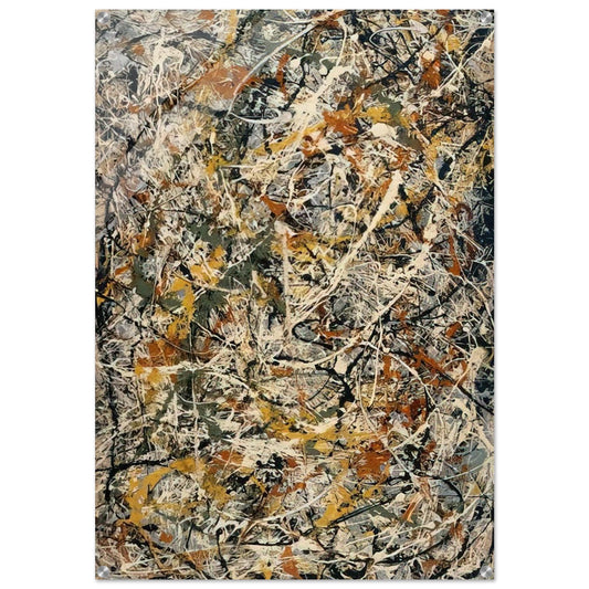 NUMBER 3 1 - Jackson Pollock Acrylic Print - 70x100 cm / 28x40″ inches
