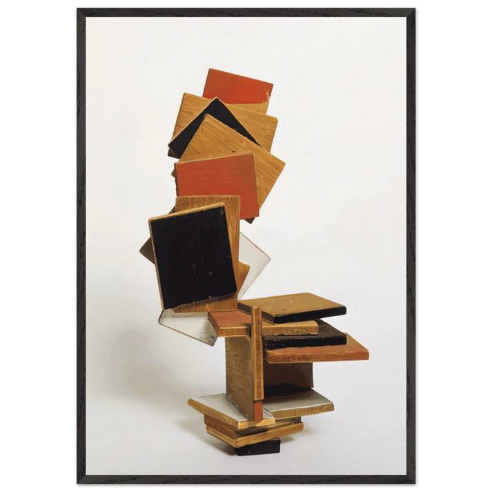 DIVERTIMENTO 1995 - Esteban Vicente 70x100 cm / 28x40 inches Framed Art Print – Black Wooden Frame