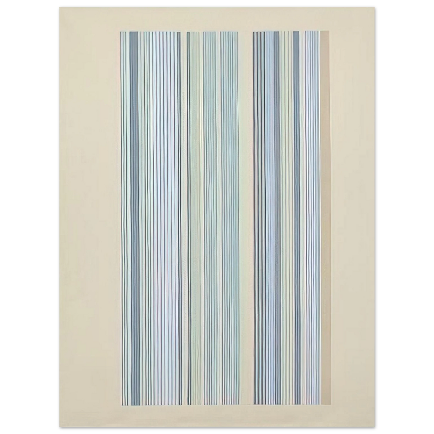 Gene Davis - Blue Bird - 1978 Fine Art Poster - Default Title