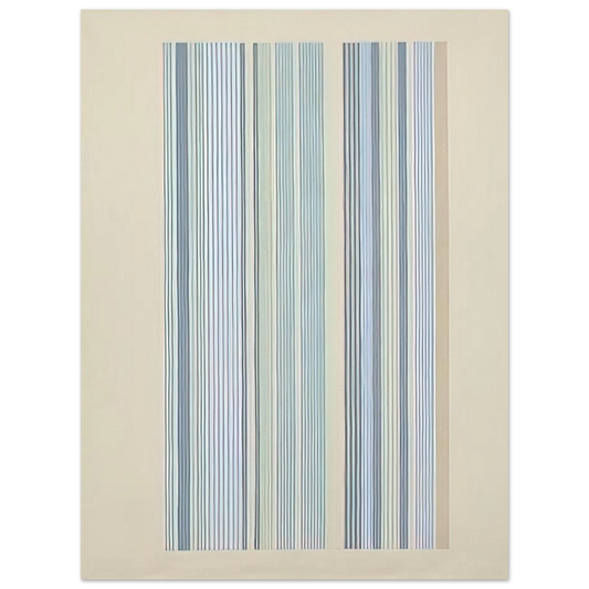 Gene Davis - Blue Bird - 1978 Fine Art Poster - Default Title