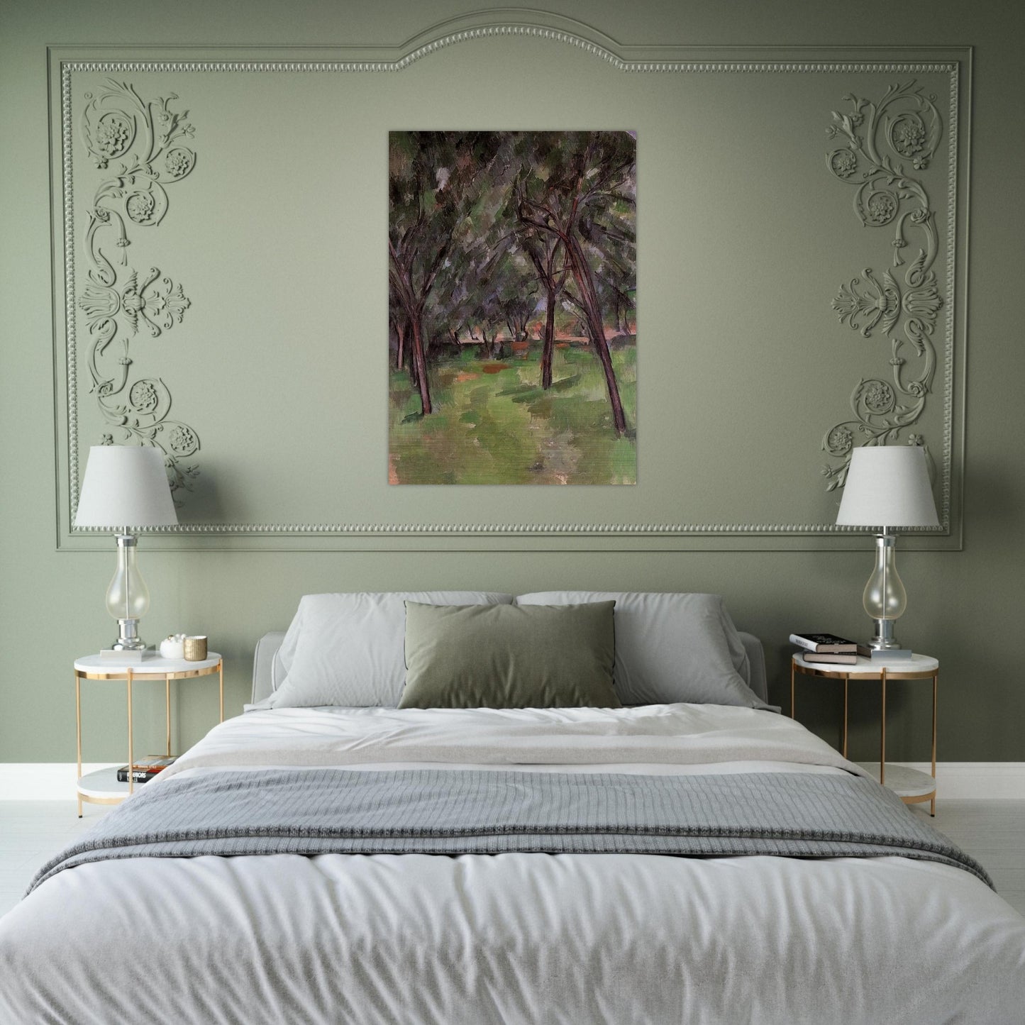 A Close - Paul Cézanne Brushed Aluminum Print - 70x100 cm / 28x40 inches | Paul Cézanne Aluminum Print | Paul Cézanne Prints