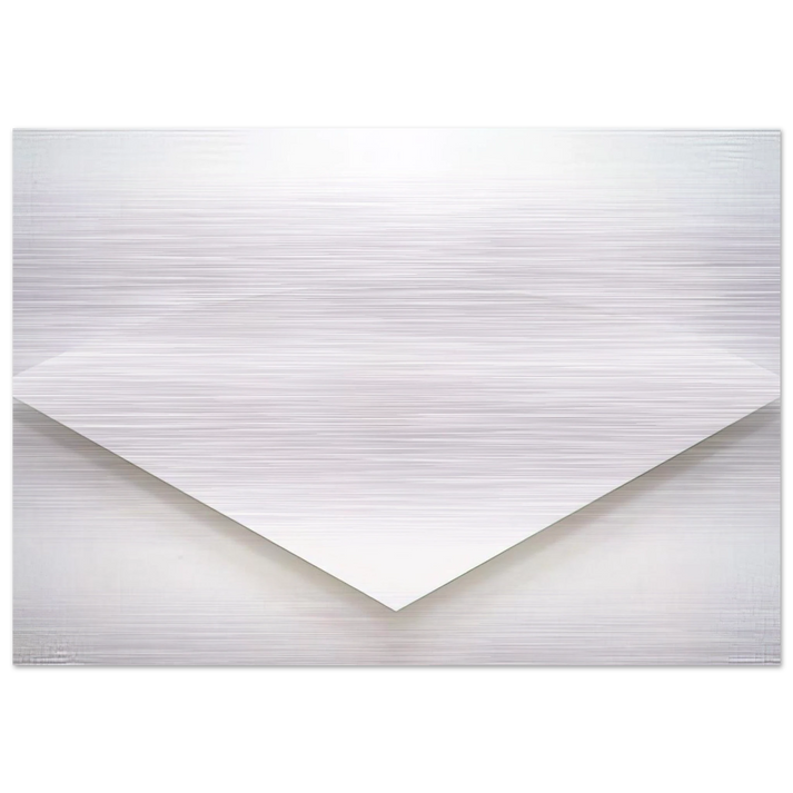White Curve - Ellsworth Kelly Brushed Aluminum Print - 70x100 cm / 28x40 inches | Ellsworth Kelly Aluminum Print | Ellsworth Kelly Prints