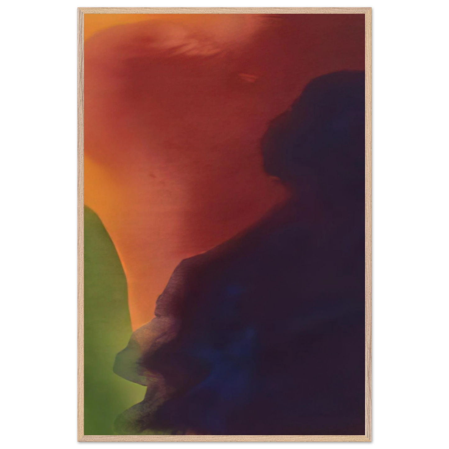 Helen Frankenthaler - Blue Atmosphere III - 1963 Wall art - 50x70 cm / 20x28 inches - Fine Art Poster - -