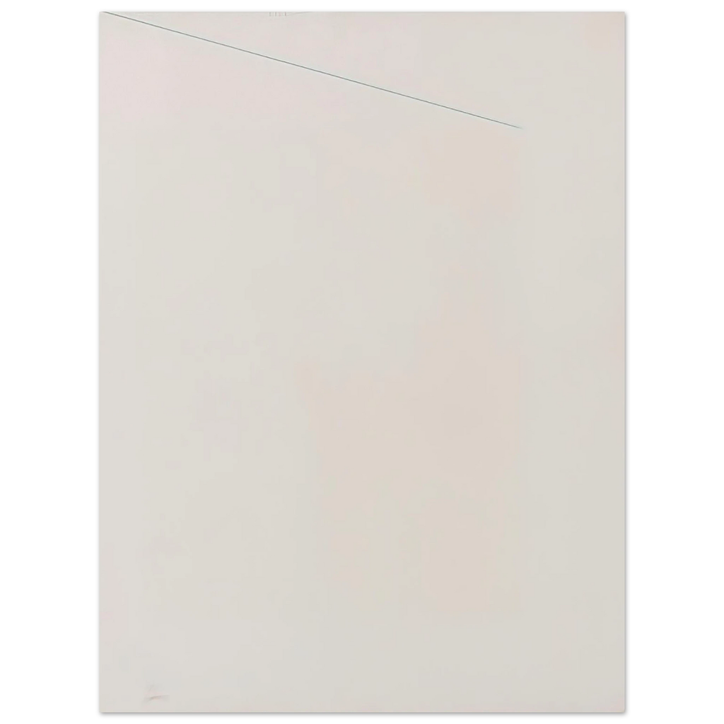 Robert Ryman - Blue Line - Minimalism Fine Art Poster - Default Title