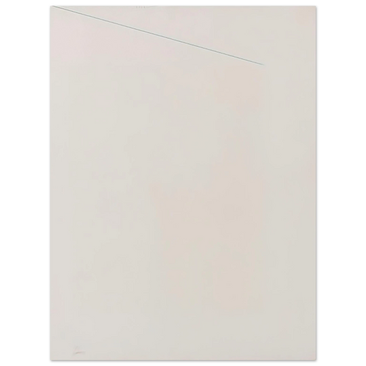 Robert Ryman - Blue Line - Minimalism Fine Art Poster - Default Title