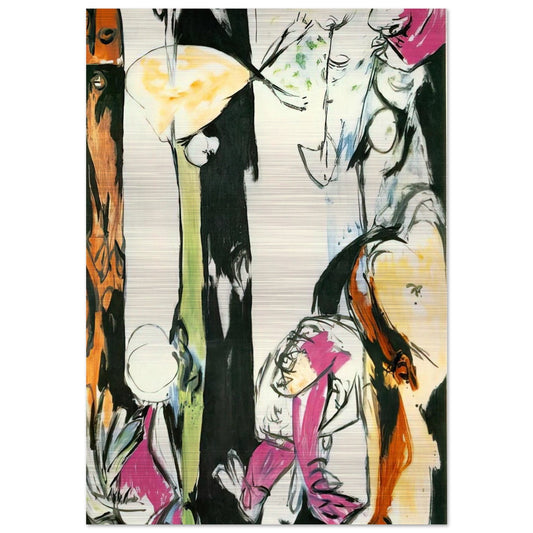 EASTER AND THE TOTEM - Jackson Pollock Brushed Aluminum Print - 70x100 cm / 28x40 inches | Jackson Pollock Aluminum Print | Jackson Pollock Prints