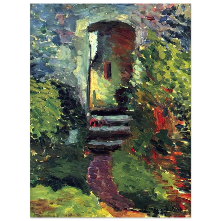 Henri Matisse - THE LITTLE GATE OF THE OLD MILL 1898  75x100 cm / 30x40inches Fine Art Poster