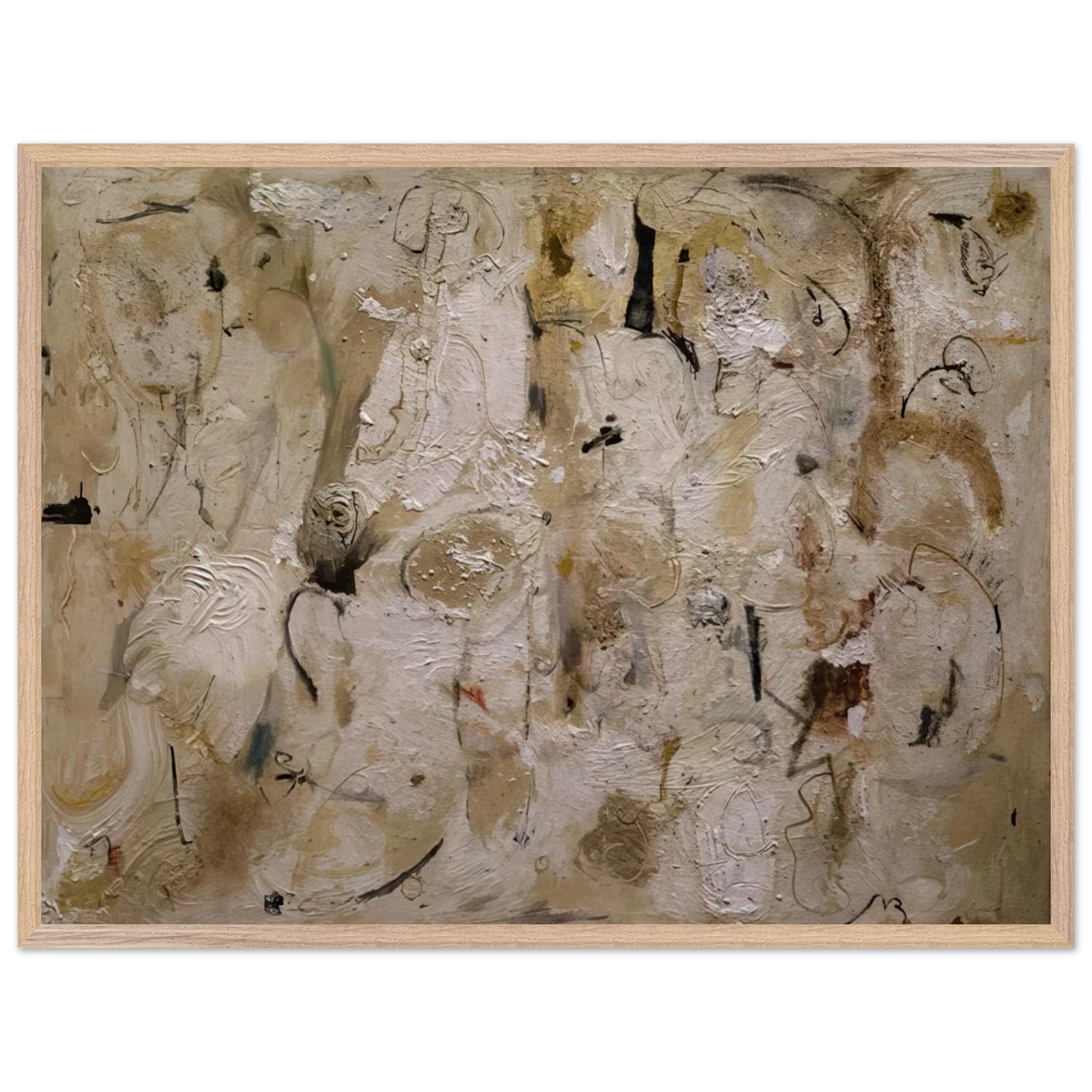 Helen Frankenthaler - Painted on 21st Street - 1951 Wall art - 30x45 cm / 12x18 inches - Fine Art Poster - -