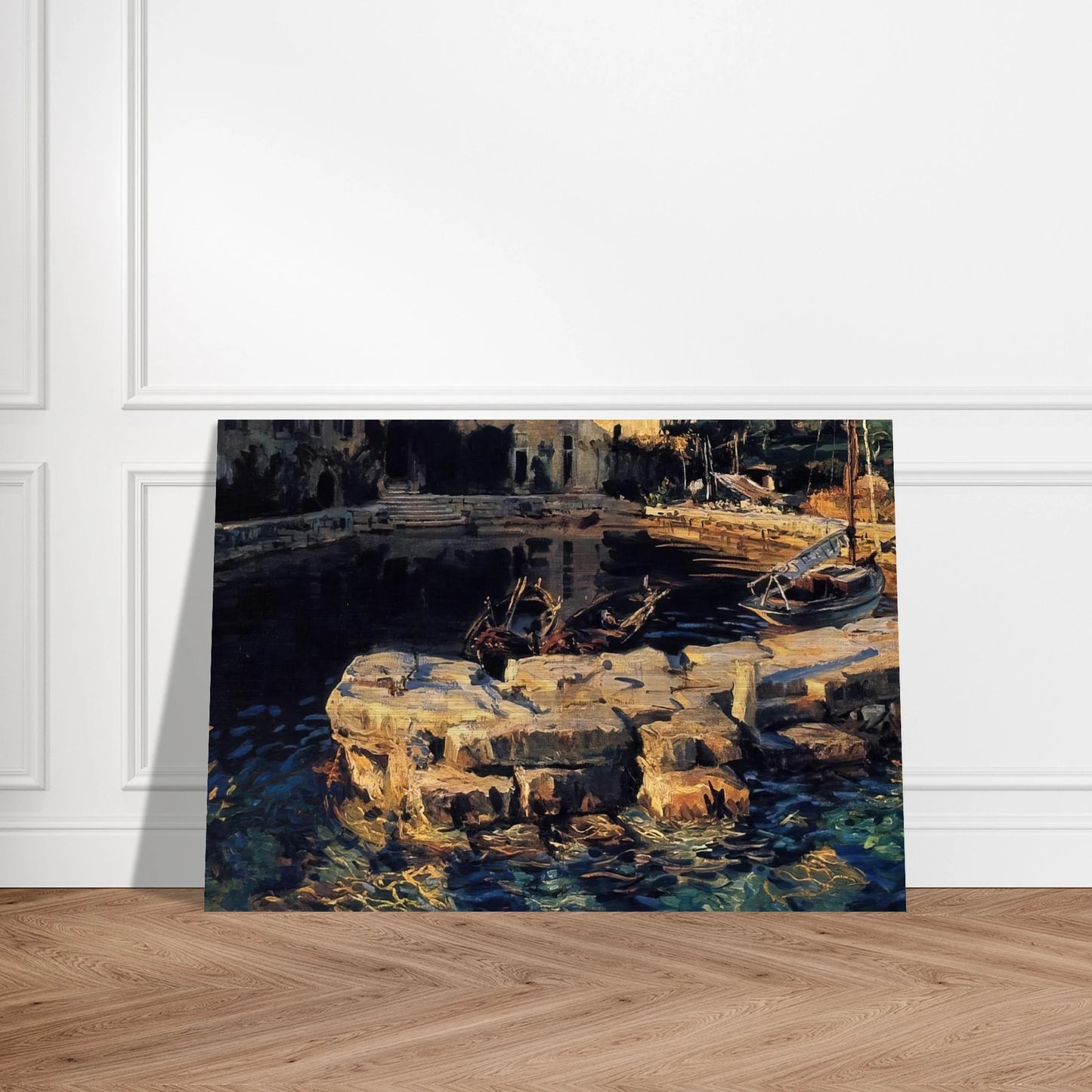San Vigilio, Lake Garda - John Singer Sargent Brushed Aluminum Print - 70x100 cm / 28x40 inches | John Singer Sargent Aluminum Print | John Singer Sargent Prints