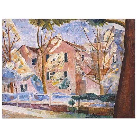 Grace Cossington Smith - House with trees - 1935 Fine Art Poster - Default Title