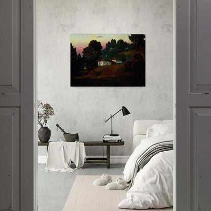 Evening in Ukraine - Arkhyp Kuindzhi Brushed Aluminum Print - 70x100 cm / 28x40 inches | Arkhyp Kuindzhi Aluminum Print | Arkhyp Kuindzhi Prints