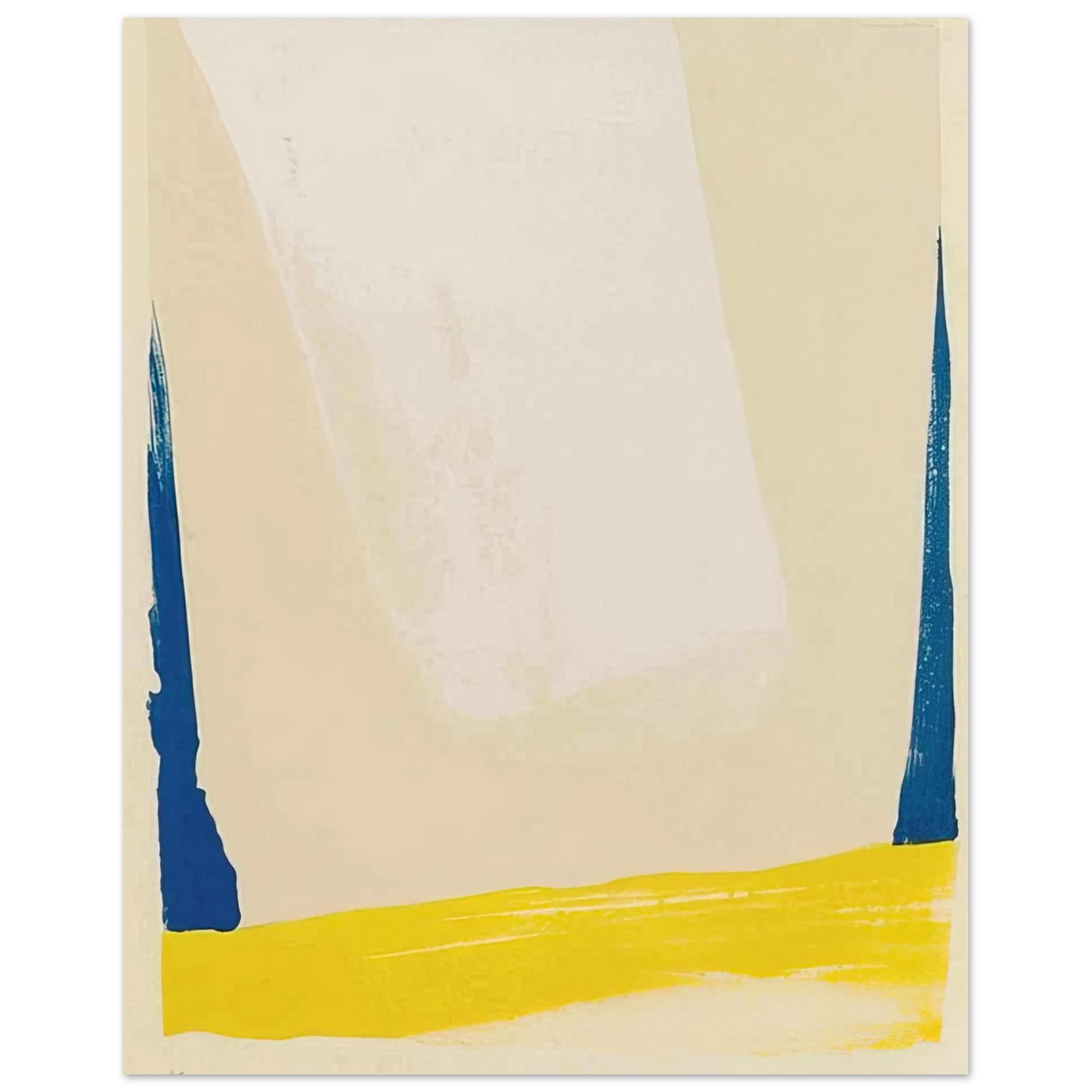 Helen Frankenthaler - White Portal - 1967 Wall art - 30x45 cm / 12x18 inches - Fine Art Poster - -